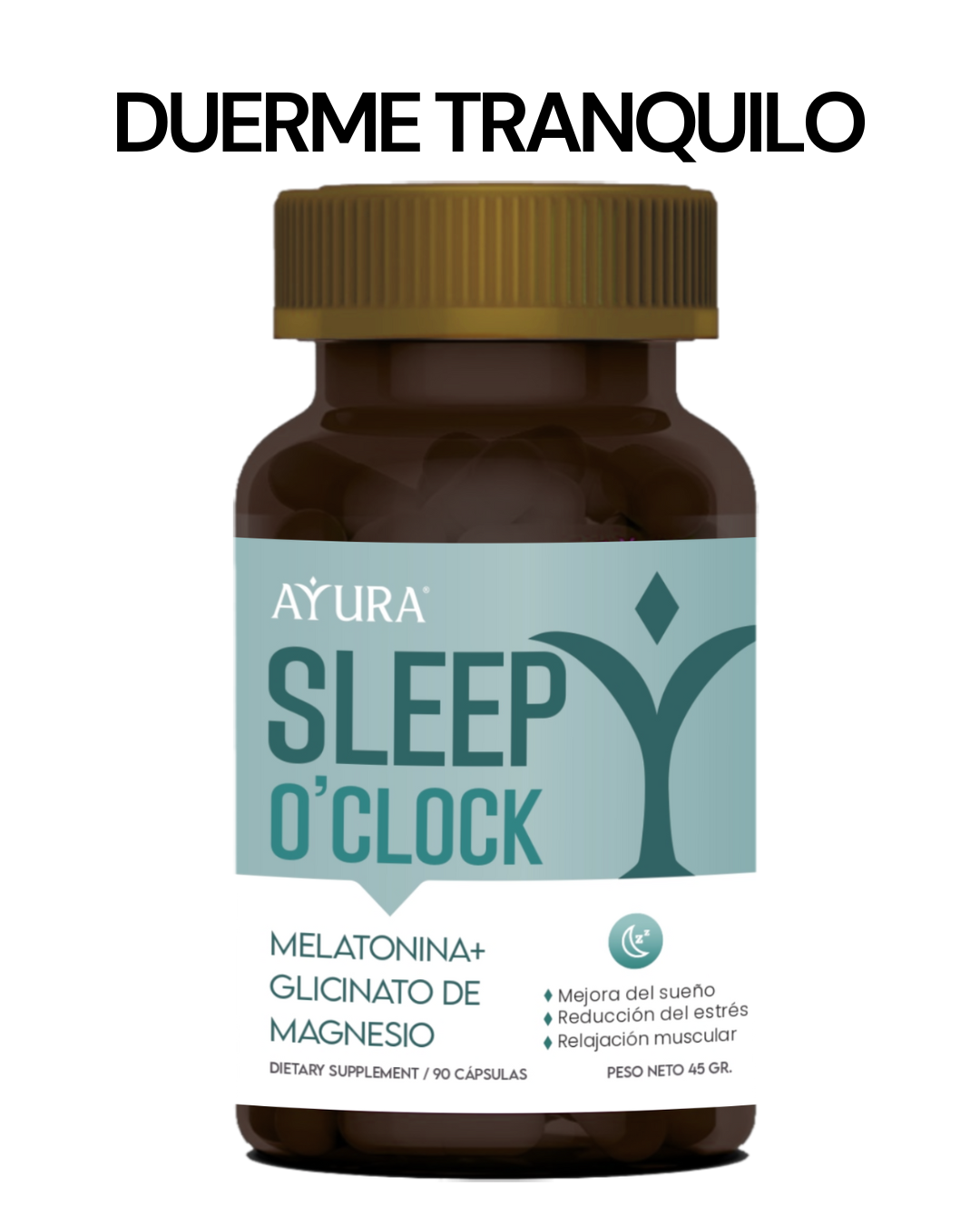 MELATONINA CON GLICINATO DE MAGNESIO Y EXTRACTO NATURAL DE VALERIANA