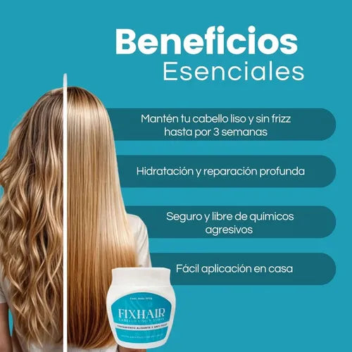 FIXHAIR - CREMA ALISANTE Y ANTI FRIZZ