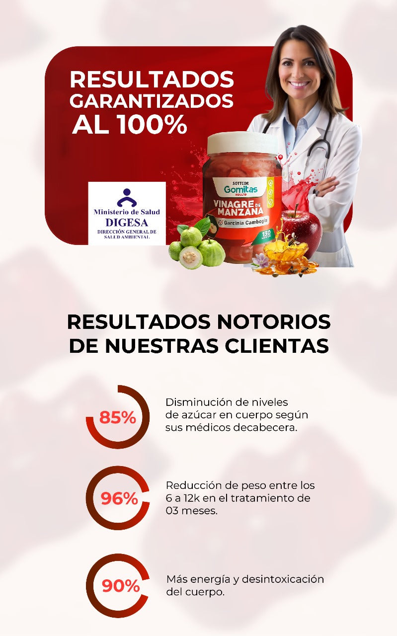 GOMITAS DE VINAGRE DE MANZANA