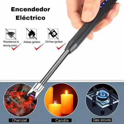 ENCENDEDOR ELÉCTRICO RECARGABLE 360°