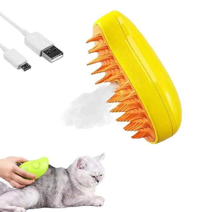 CEPILLO DE VAPOR 3 EN 1 PARA GATOS Y PERROS