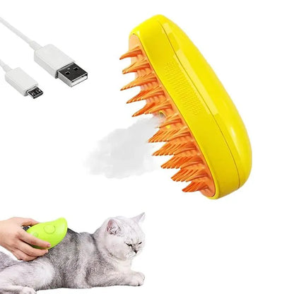 CEPILLO DE VAPOR 3 EN 1 PARA GATOS Y PERROS